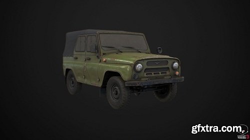 UAZ Bobik 3D Model