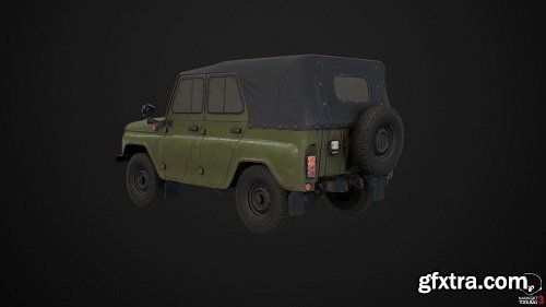 UAZ Bobik 3D Model