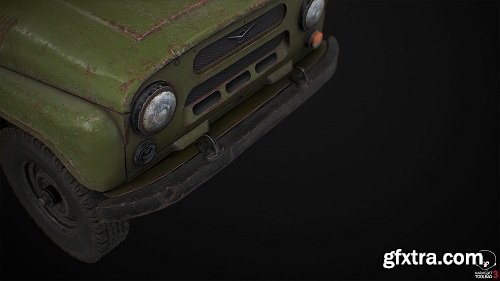 UAZ Bobik 3D Model