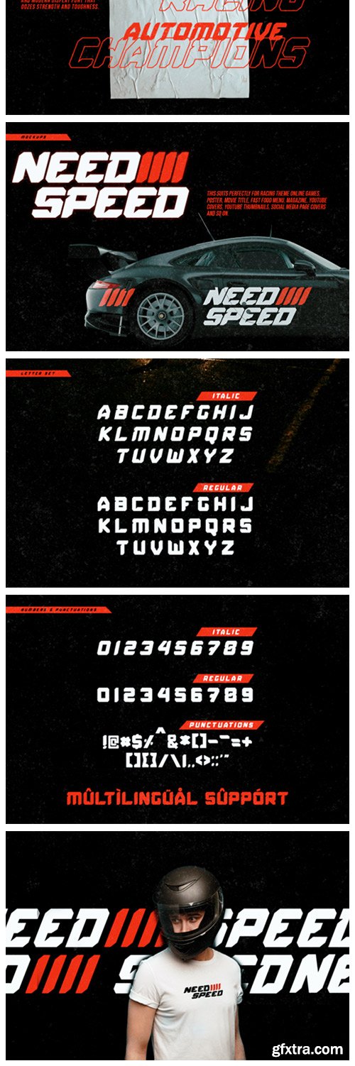 Speed Rush Font