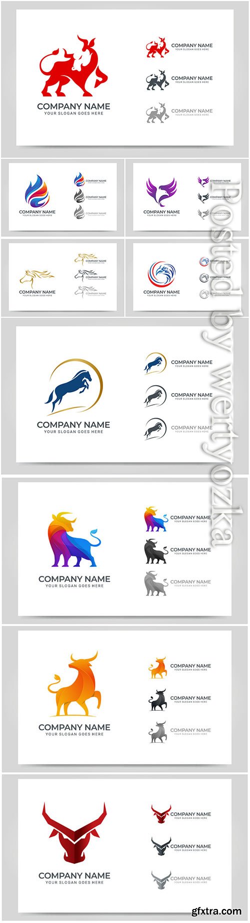 Modern abstract logo design