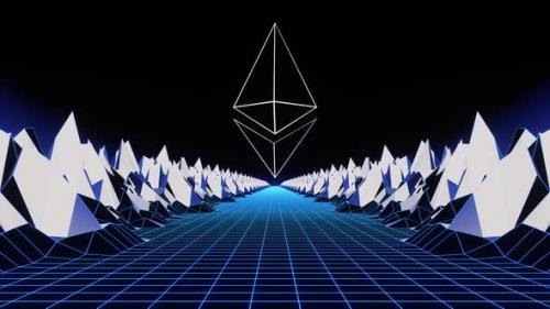 Videohive - Blue Road To The Ethereum HD - 32334653 - 32334653