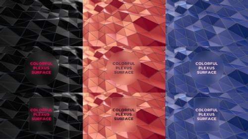 Videohive - Colorful Plexus Surface Pack - 32337882 - 32337882