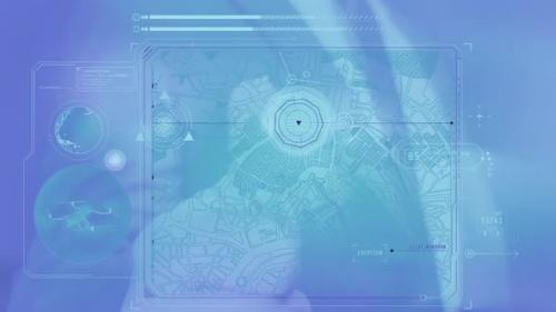 Videohive - Launching The Search Interface Through Finger Identification HD - 32323309 - 32323309