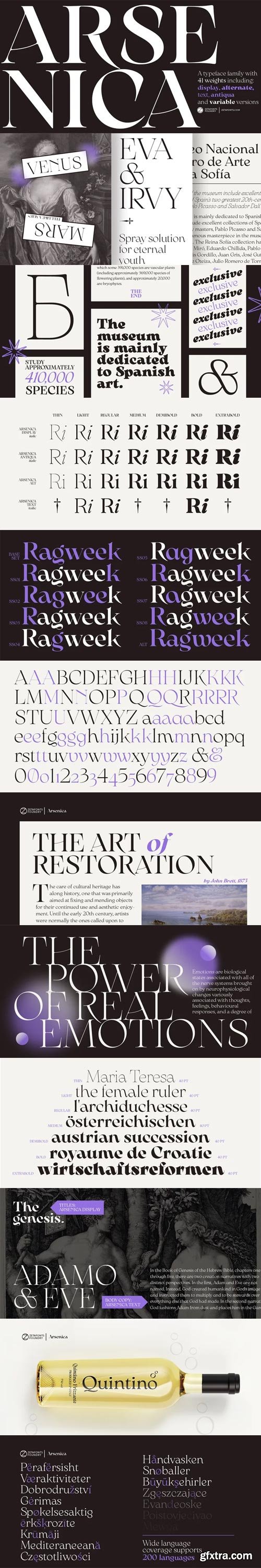 Arsenica Font Family