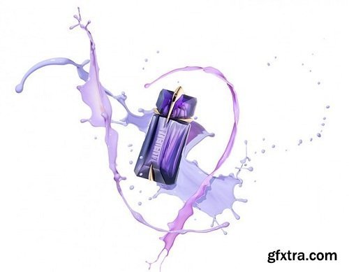 Photigy - Product Photography BTS: Alien Perfume Bottle Shot – and Some Purple Paint