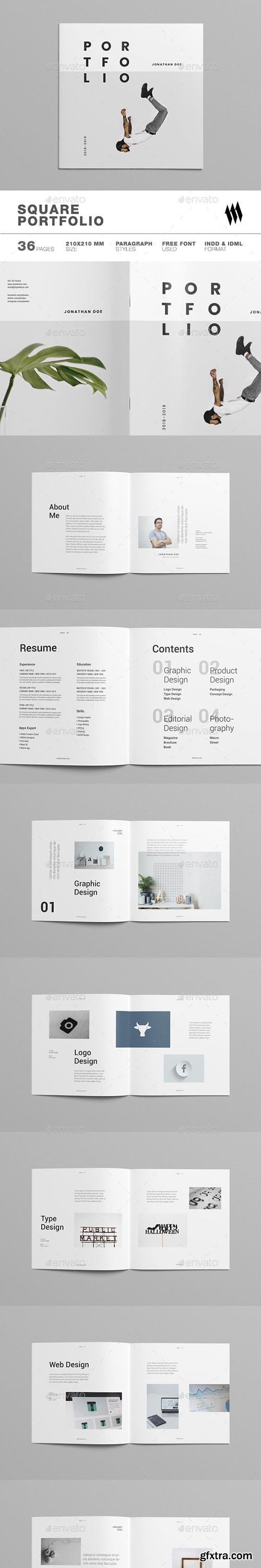 GraphicRiver - Square Portfolio 25715643