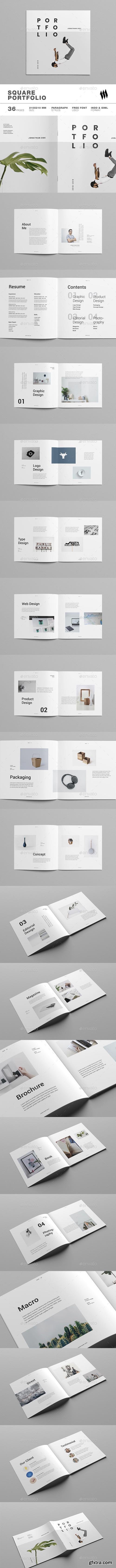 GraphicRiver - Square Portfolio 25715643