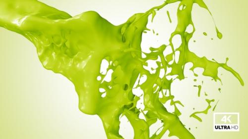 Videohive - Splash Of Kiwi Fruit Juice V2 - 32321145 - 32321145