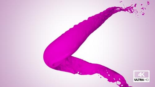 Videohive - Vortex Splash Of Pink Paint V4 - 32322421 - 32322421