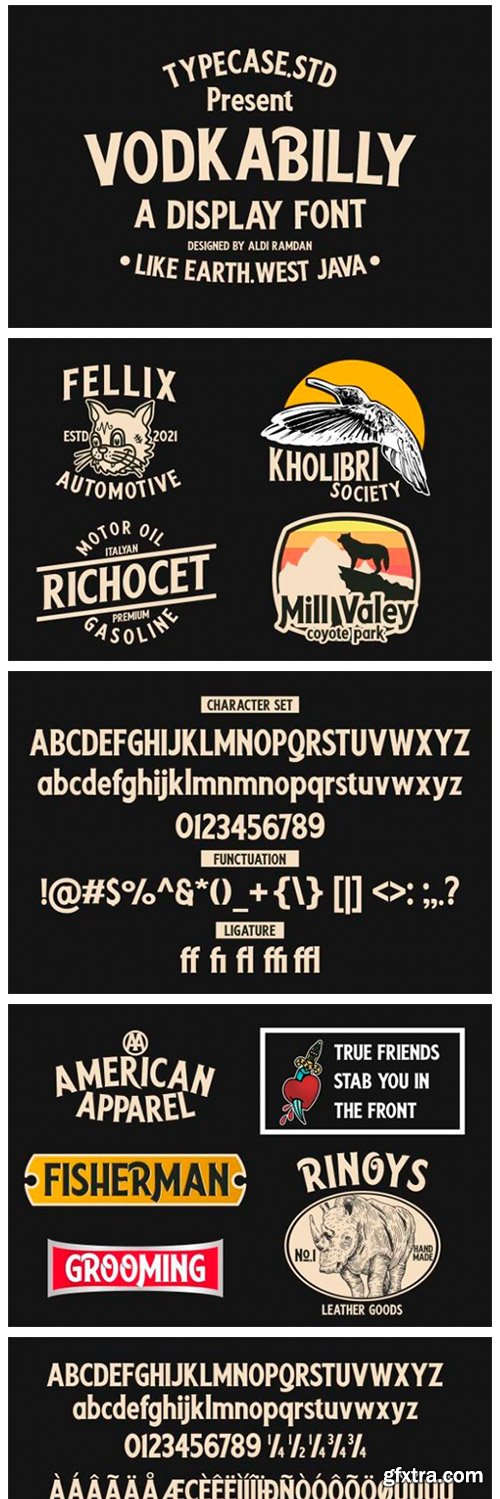 Vodkabilly Font