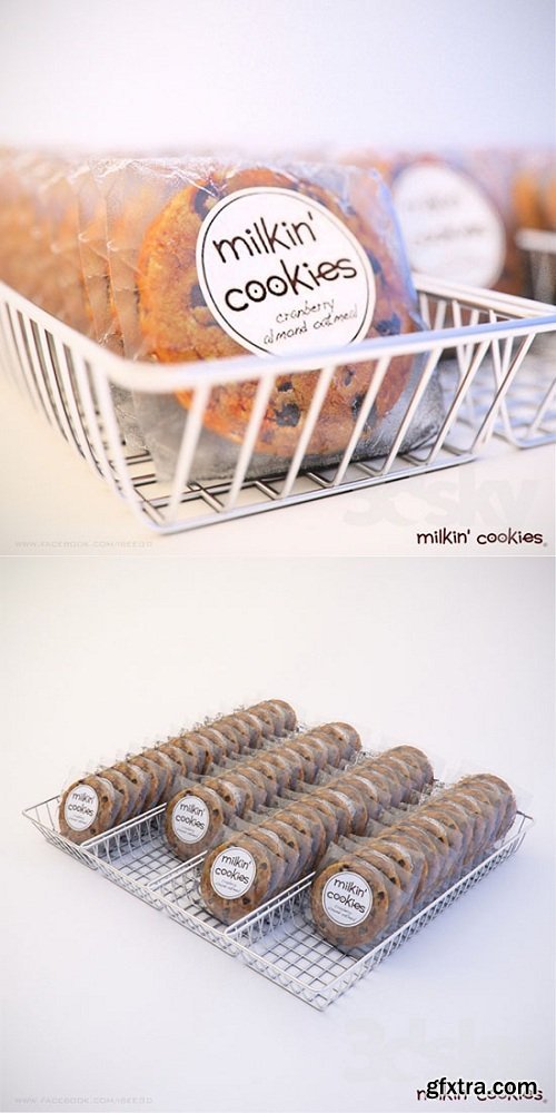 Milkin Cookies in basket