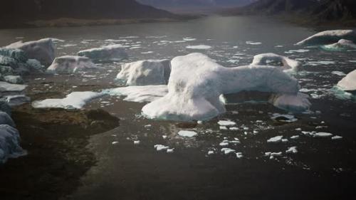 Videohive - Ice Icebergs in Greenland at Summer - 32339077 - 32339077