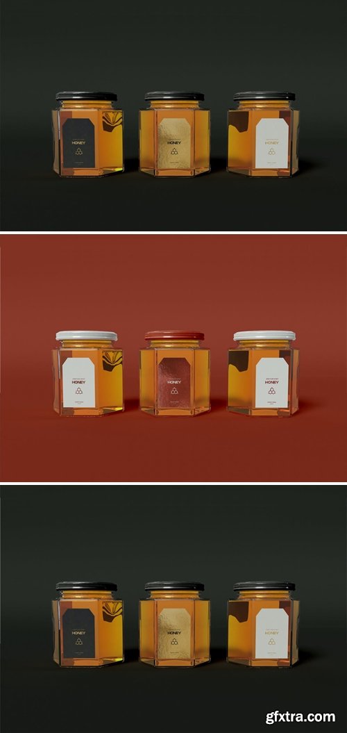 Honey Jar Mockup