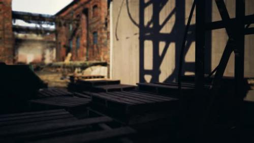 Videohive - Abandoned Industry Buildings at Sunset - 32339591 - 32339591