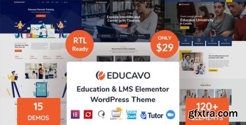 ThemeForest - Educavo v2.7.2 - Online Courses & Education WordPress Theme - 28715006