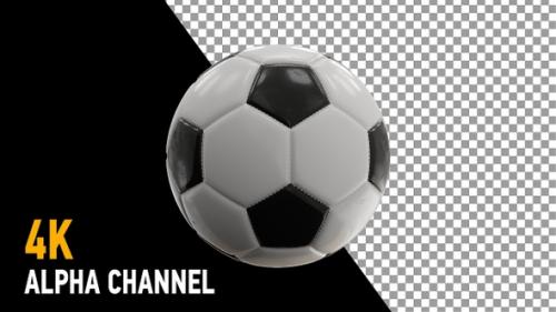 Videohive - Soccer Ball Rotating with Alpha Channel - 32351103 - 32351103