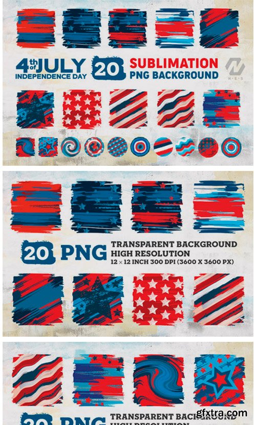 4th of July Background Sublimation 12186666