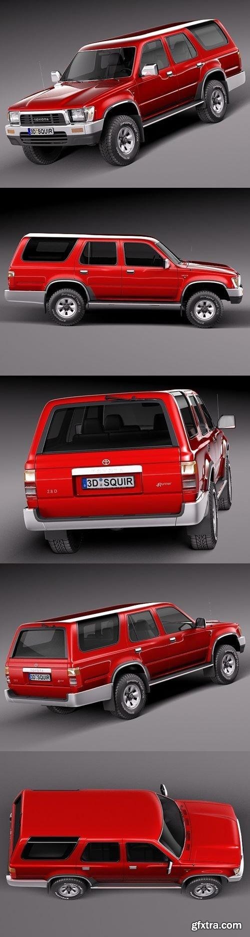 Toyota 4runner 1989-1997 3D Model