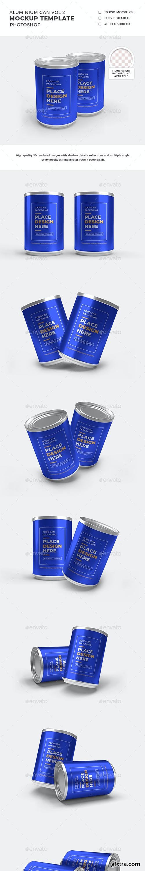 GraphicRiver - Aluminium Food Can Mockup Set 32368774