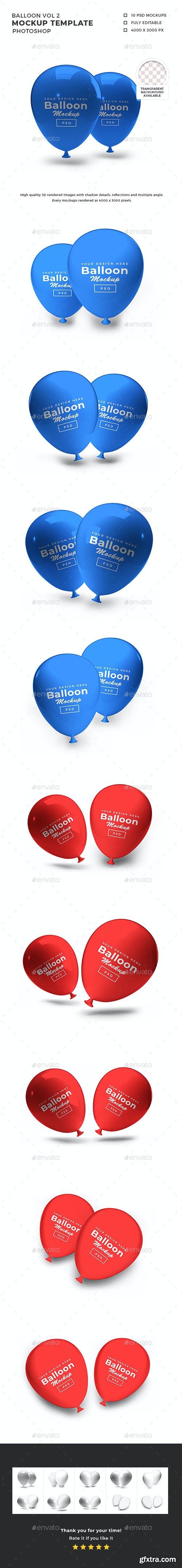 GraphicRiver - Balloon 3D Mockup Template Vol 2 32380478