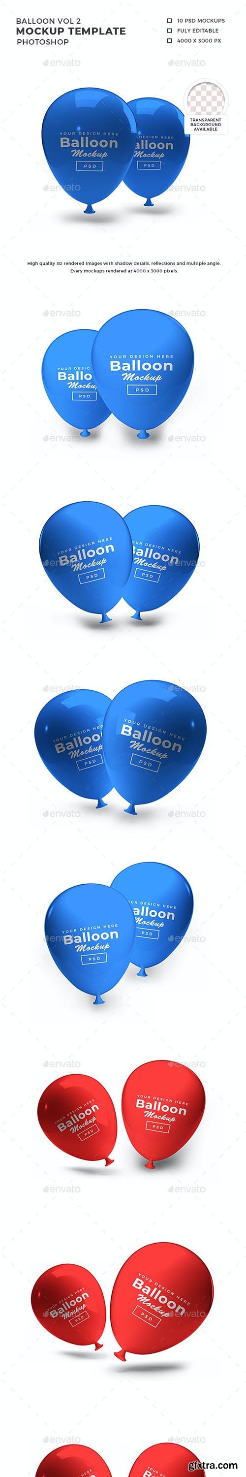 GraphicRiver - Balloon 3D Mockup Template Vol 2 32380478