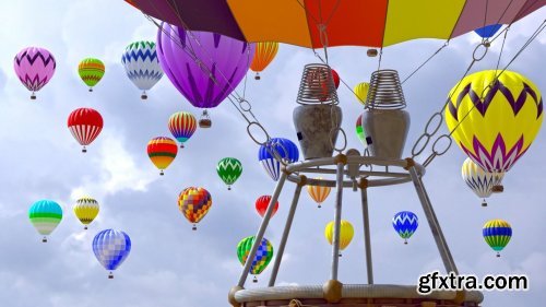 Cgtrader - Hot Air Balloon model 3D model