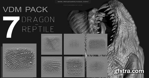 ZBRUSH - REPTILE / DRAGON VDM PACK