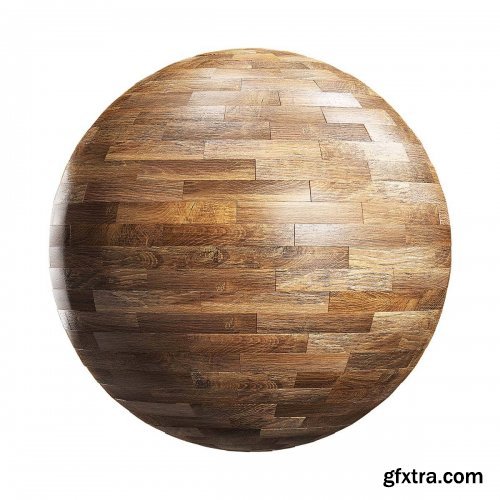 Strip Wood Parquet PBR Texture