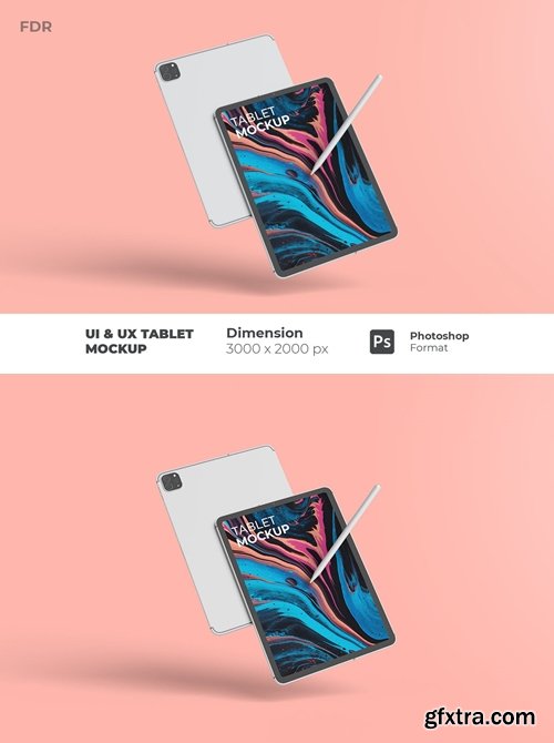 UI & UX Tablet Mockup