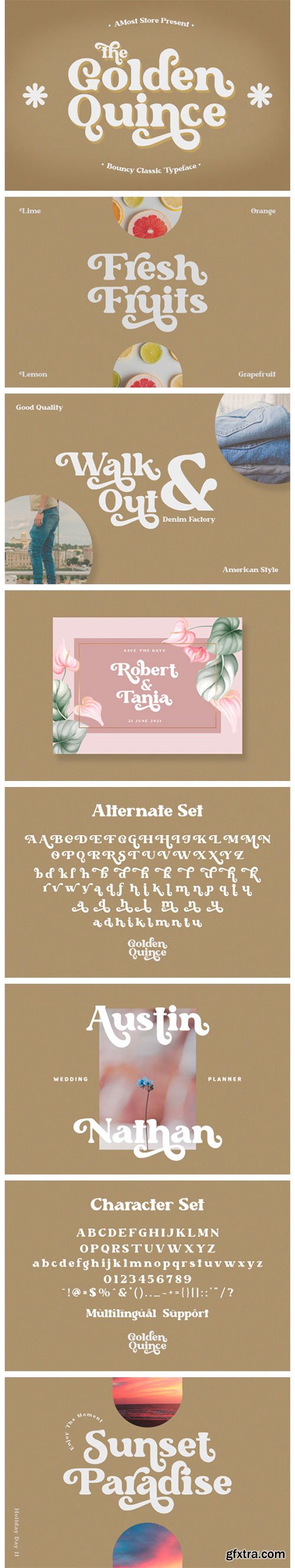 Golden Quince Font