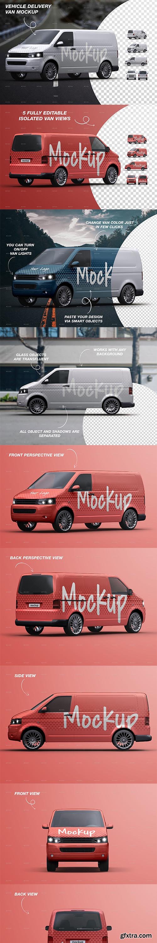 GraphicRiver - Vehicle Delivery Van Mockup 30465175