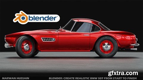 Blender: Create Realistic BMW 507 From Start to Finish