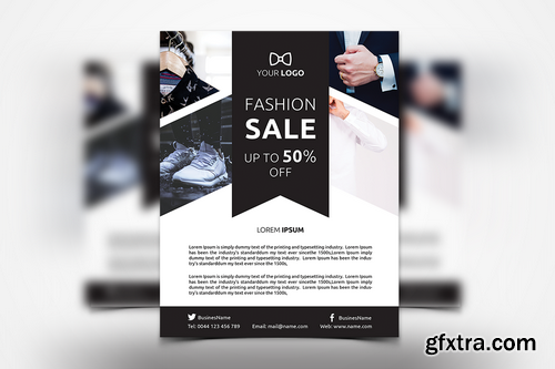 045 - Men\'s Clothing Flyer Template