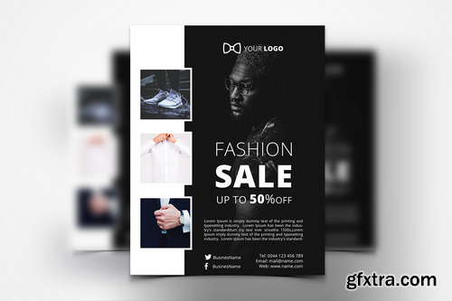 046 - Men\'s Clothing Flyer Template