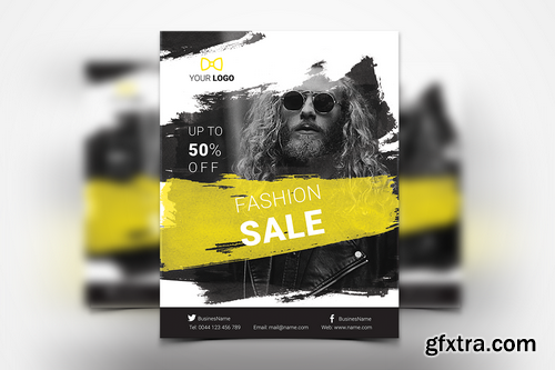 048 - Men\'s Clothing Flyer Template