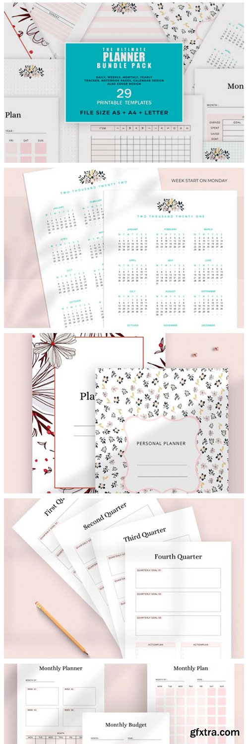 Ultimate Printable Planner Bundle 12111686