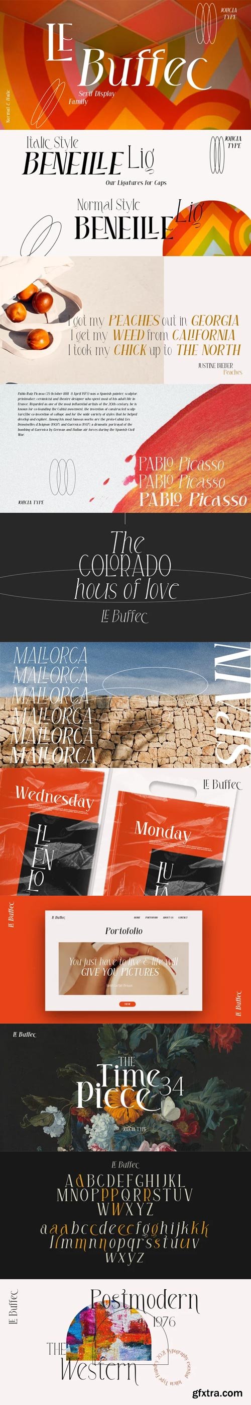 LE Buffec Font Family