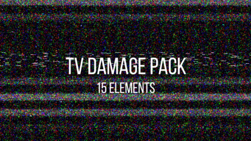 Videohive - TV Damage Pack - 21518036 - 21518036