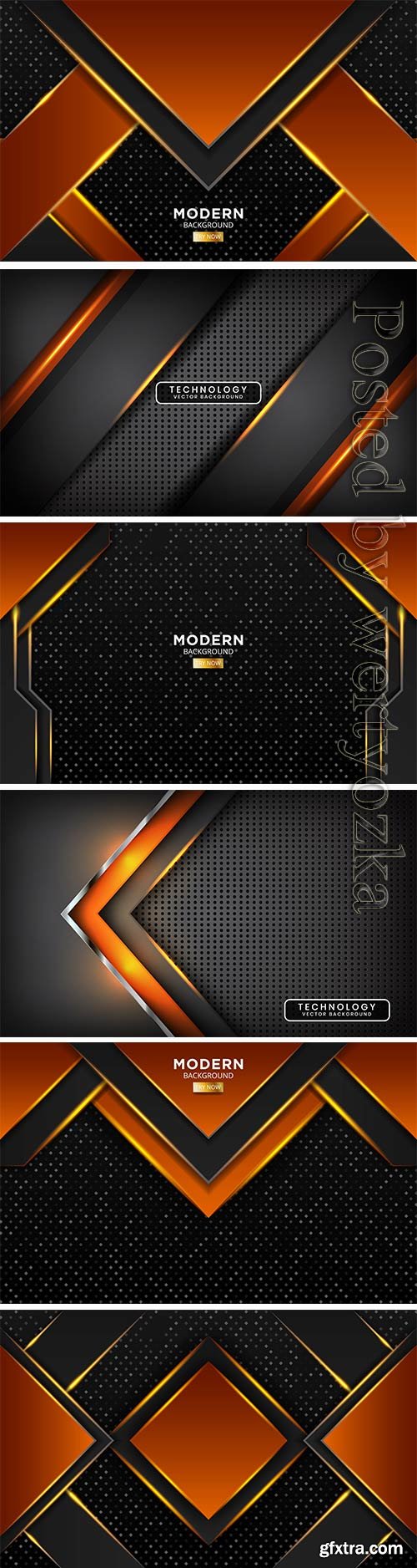 Modern abstract vector background with geometric template