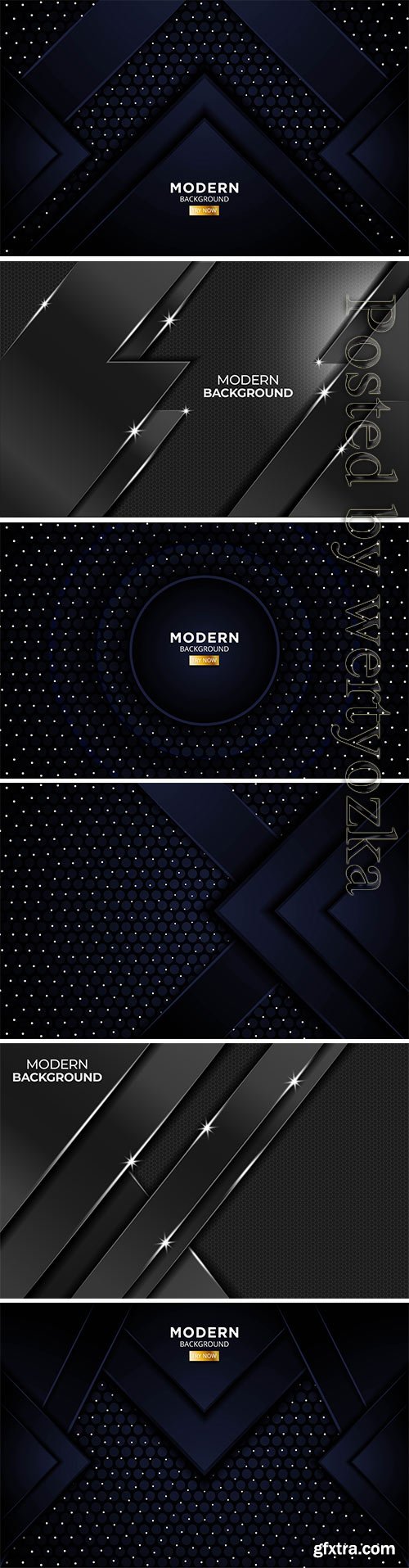 Modern abstract dark background geometric template