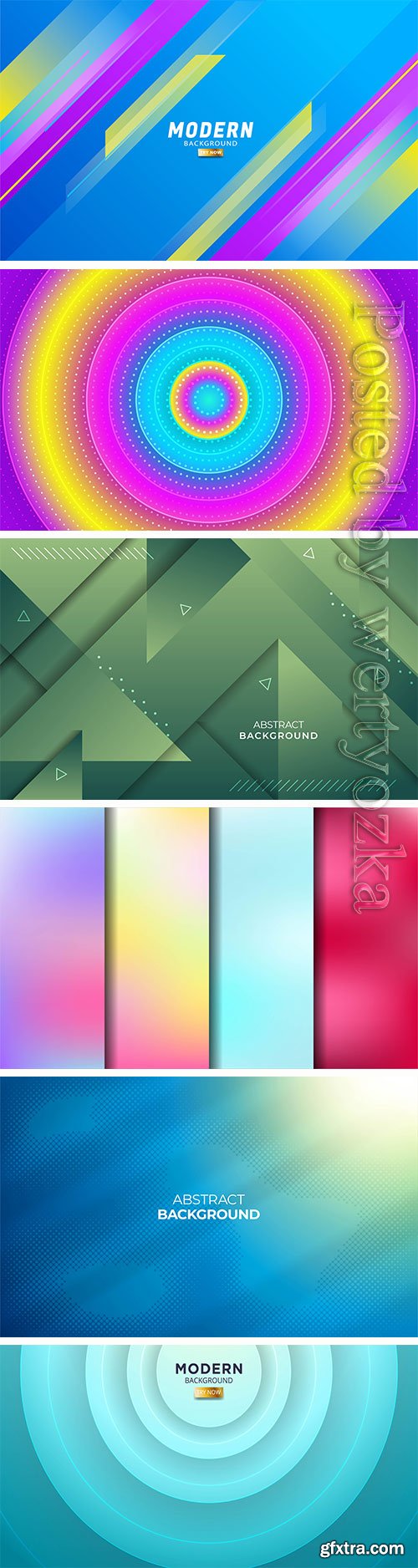 Colorful abstract vector background with geometric