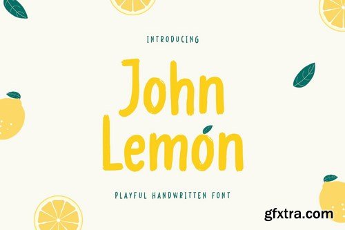 John Lemon - Playful Handwritten Font