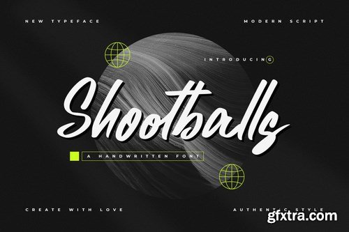 Shootballs - Handwritten Font