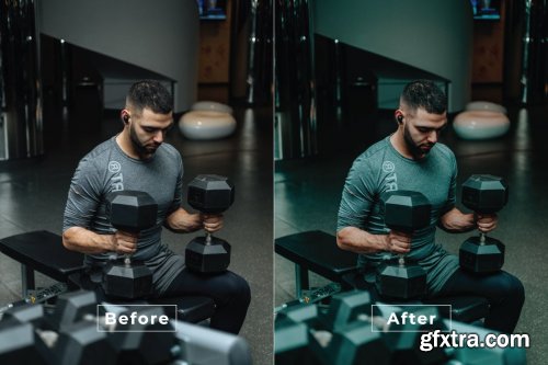 Fitness Desktop and Mobile Lightroom Preset