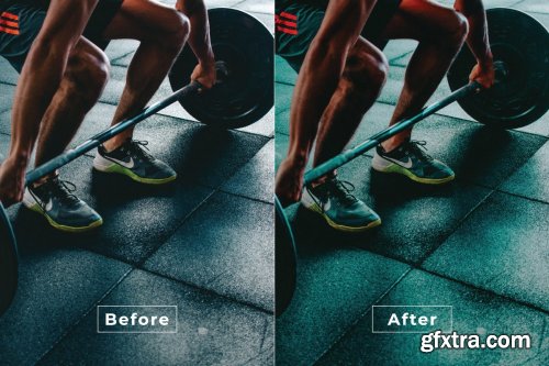 Fitness Desktop and Mobile Lightroom Preset