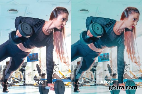 Fitness Desktop and Mobile Lightroom Preset