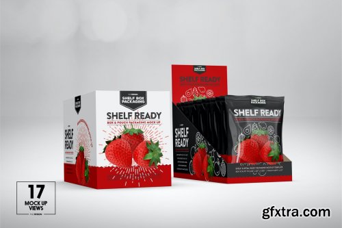 Retail Shelfbox 21 Packaging Mockup