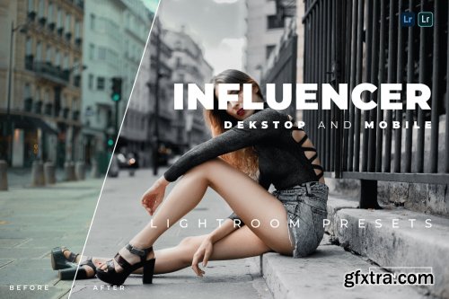 Influencer Desktop and Mobile Lightroom Preset