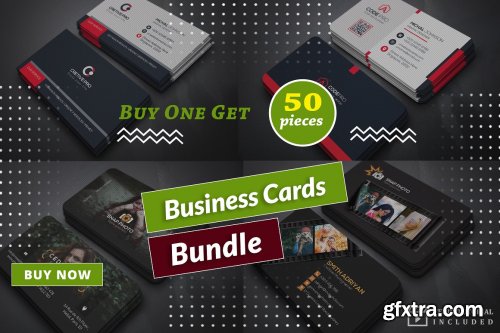 CreativeMarket - Business Card Bundle 50 5927441